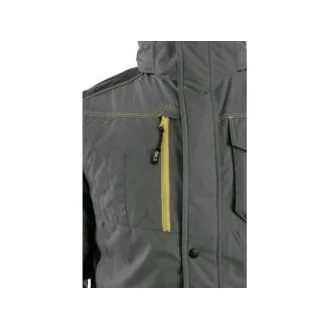 Bunda CXS BALTIMORE, pánská, šedo - černá, vel. 4XL Bunda CXS BALTIMORE, pánská, šedo - černá, vel. 4XL