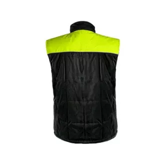 Pánská zimní vesta SEATTLE, fleece, černo-žlutá, vel. 3XL Pánská zimní vesta SEATTLE, fleece, černo-žlutá, vel. 3XL
