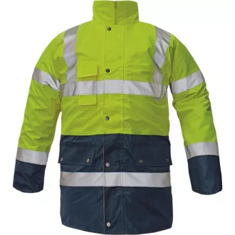 BI ROAD bunda HV žlutá/navy XL BI ROAD bunda HV žlutá/navy XL