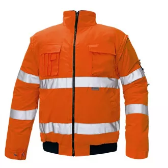 CLOVELLY pilot bunda HV žlutá 2XL CLOVELLY pilot bunda HV žlutá 2XL