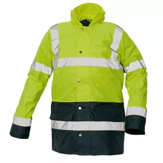 SEFTON bunda HV žlutá/royal S SEFTON bunda HV žlutá/royal S