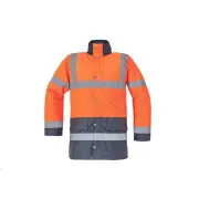 SEFTON bunda HV oranžová/royal XS