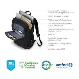 DICOTA Eco Backpack SCALE 13-15.6 Black DICOTA Eco Backpack SCALE 13-15.6 Black