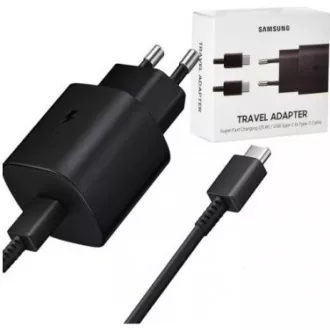 Samsung cestovní nabíječka EP-TA800XWE, Quickcharge 25W, kabel USB-C, bílá Samsung cestovní nabíječka EP-TA800XWE, Quickcharge 25W, kabel USB-C, bílá