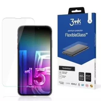 3mk hybridní sklo FlexibleGlass pro Apple iPhone 15 Plus 3mk hybridní sklo FlexibleGlass pro Apple iPhone 15 Plus