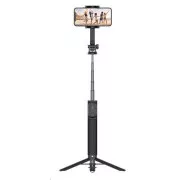 FIXED selfie stick s tripodem Snap XL a bezdrátovou spouští, 1/4" závit, černá