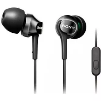 SONY stereo sluchátka MDR-EX110AP, černá SONY stereo sluchátka MDR-EX110AP, černá