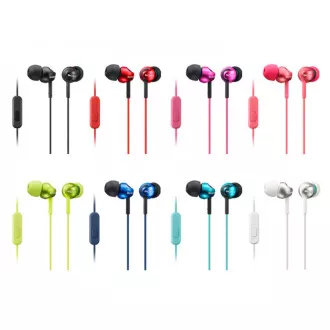 SONY stereo sluchátka MDR-EX110AP, černá SONY stereo sluchátka MDR-EX110AP, černá