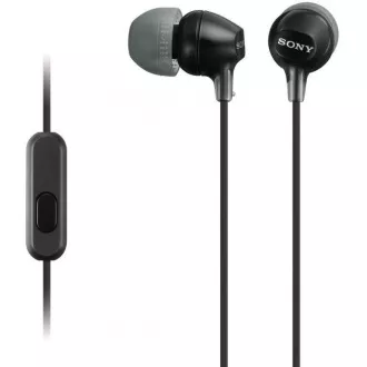 SONY stereo sluchátka MDR-EX15AP, černá SONY stereo sluchátka MDR-EX15AP, černá