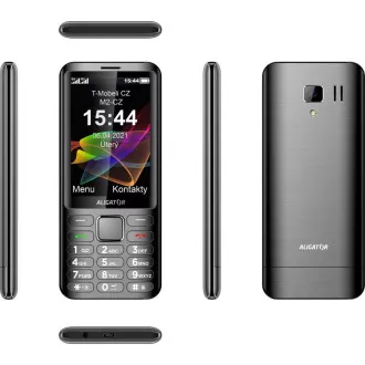Aligator D950 Dual SIM, stříbrná Aligator D950 Dual SIM, stříbrná