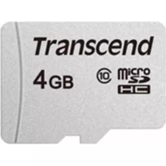 TRANSCEND MicroSDHC karta 4GB 300S, Class 10, bez adaptéru TRANSCEND MicroSDHC karta 4GB 300S, Class 10, bez adaptéru