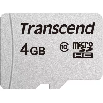 TRANSCEND MicroSDHC karta 4GB 300S, Class 10, bez adaptéru TRANSCEND MicroSDHC karta 4GB 300S, Class 10, bez adaptéru