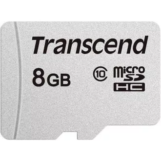 TRANSCEND MicroSDHC karta 8GB 300S, Class 10, bez adaptéru