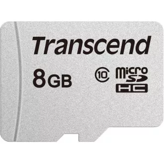 TRANSCEND MicroSDHC karta 8GB 300S, Class 10, bez adaptéru