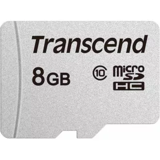 TRANSCEND MicroSDHC karta 8GB 300S, Class 10, bez adaptéru