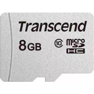 TRANSCEND MicroSDHC karta 8GB 300S, Class 10, bez adaptéru