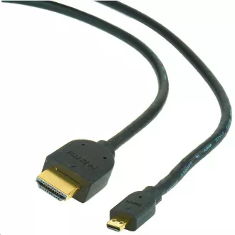 GEMBIRD Kabel HDMI - HDMI Micro 4, 5m (v1.3, M/M, stíněný, zlacené kontakty) GEMBIRD Kabel HDMI - HDMI Micro 4, 5m (v1.3, M/M, stíněný, zlacené kontakty)