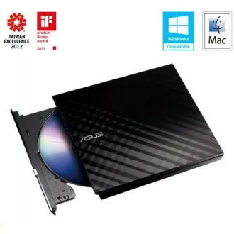 ASUS DVD Writer SDRW-08D2S-U LITE/BLACK, External Slim DVD-RW, black, USB ASUS DVD Writer SDRW-08D2S-U LITE/BLACK, External Slim DVD-RW, black, USB