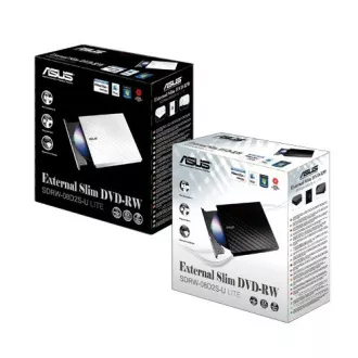 ASUS DVD Writer SDRW-08D2S-U LITE/BLACK, External Slim DVD-RW, black, USB ASUS DVD Writer SDRW-08D2S-U LITE/BLACK, External Slim DVD-RW, black, USB