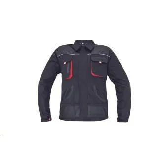 FF CARL BE-01-002 bunda černá/červená 48