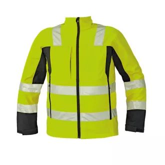 MALTON softshell. bunda HV žlutá XL MALTON softshell. bunda HV žlutá XL