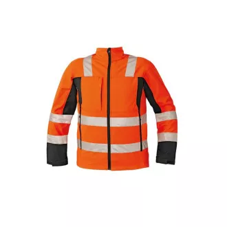 MALTON softshell. bunda HV oranžová S MALTON softshell. bunda HV oranžová S