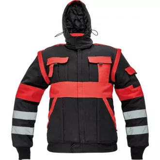 MAX WINTER RFLX bunda zelená/černá 62 MAX WINTER RFLX bunda zelená/černá 62
