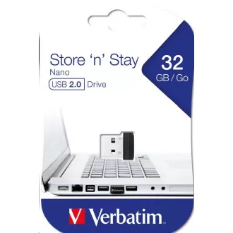 VERBATIM Flash Disk 32GB Store 'n' Stay Nano VERBATIM Flash Disk 32GB Store 'n' Stay Nano