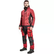 HUYER SOFTSHELL bunda royal modrá XS