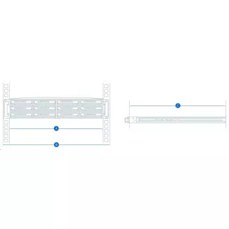 Synology RKM114 pevné ližiny pro RackStation RS422+, RS822+, RS822RP+, RS1221+, RS1619xs+, RX418 Synology RKM114 pevné ližiny pro RackStation RS422+, RS822+, RS822RP+, RS1221+, RS1619xs+, RX418