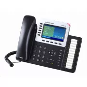 Grandstream GXP2160 [VoIP telefon - 6xSIP účet, HD audio, 5prog.tl. + 24 předvoleb, bluetooth, EHS, barevný LCD, 2x GLAN]