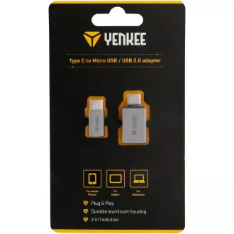 YTC 021 USB C na Micro USB,USB A YENKEE YTC 021 USB C na Micro USB,USB A YENKEE