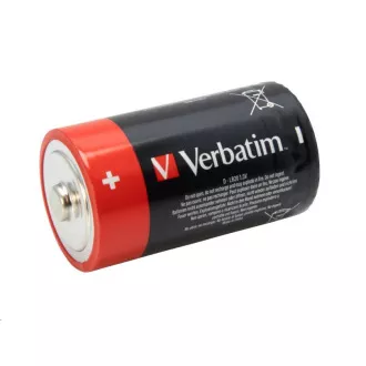 VERBATIM Alkalické baterie D, 2 PACK / LR20 VERBATIM Alkalické baterie D, 2 PACK / LR20