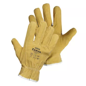 HERON rukavice celokožené - 10 HERON rukavice celokožené - 10
