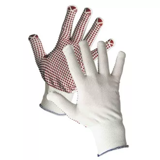 GANNET rukavice nylon., PVC terč. 9 GANNET rukavice nylon., PVC terč. 9