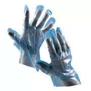 DUCK BLUE rukavice JR polyetylénové modré 9