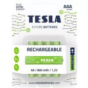 Baterie Tesla nabíjecí AAA (HR03, mikrotužkové) 4ks