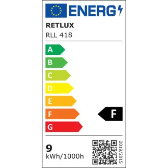 RLL 418 GU10 bulb 9W CW RETLUX RLL 418 GU10 bulb 9W CW RETLUX