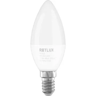 RLL 431 C37 E14 candle 8W DL RETLUX RLL 431 C37 E14 candle 8W DL RETLUX