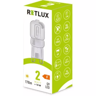 RLL 461 G9 2W LED WW RETLUX RLL 461 G9 2W LED WW RETLUX
