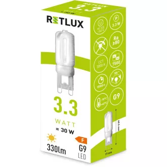 RLL 460 G9 3,3W LED WW RETLUX RLL 460 G9 3,3W LED WW RETLUX