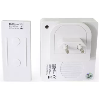 RDB 110 zvonek 230V+bat.tlačítko RETLUX RDB 110 zvonek 230V+bat.tlačítko RETLUX