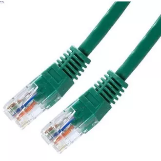 Patch kabel Cat6, UTP - 1m, zelený Patch kabel Cat6, UTP - 1m, zelený
