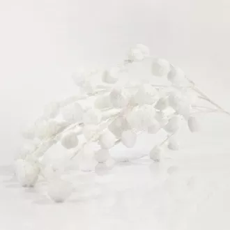 Eurolamp Vánoční dekorace bílá větvička, 105 cm, 1 ks Eurolamp Vánoční dekorace bílá větvička, 105 cm, 1 ks