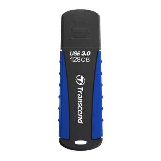 TRANSCEND Flash Disk 128GB JetFlash®810, USB 3.0 (voděodolný, nárazuvzdorný) (R:90/W:40 MB/s) černá/modrá TRANSCEND Flash Disk 128GB JetFlash®810, USB 3.0 (voděodolný, nárazuvzdorný) (R:90/W:40 MB/s) černá/modrá