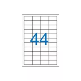 Etikety 48,5x25,4mm 4řadé 44etiket na archu 100listů Victoria Etikety 48,5x25,4mm 4řadé 44etiket na archu 100listů Victoria