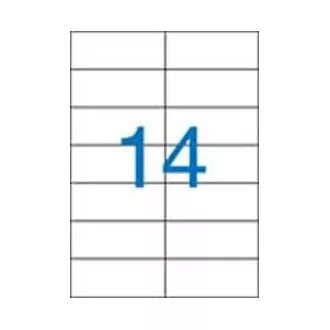 Etikety 105x42,4mm 2řadé 14etiket na archu 100listů Victoria Etikety 105x42,4mm 2řadé 14etiket na archu 100listů Victoria
