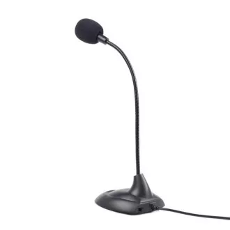 GEMBIRD mikrofon na stůl MIC-205, černý GEMBIRD mikrofon na stůl MIC-205, černý