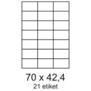 Etikety 70x42,3mm 21etiket na archu 100listů Smartline