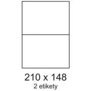 Etikety 210x148mm 2etikety na archu 100listů Smartline